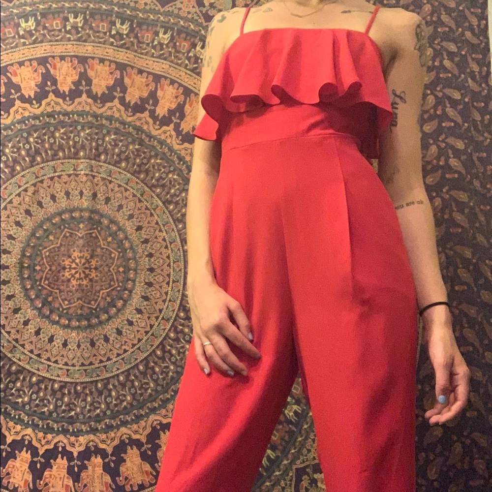 Red Forever 21 romper